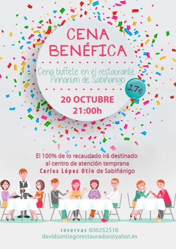 Cena Benéfica Sabiñánigo (redes)