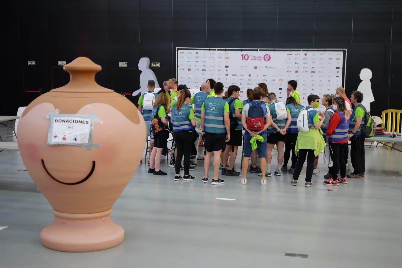 Marcha Aspace Huesca 2022 Voluntarios Caixabank
